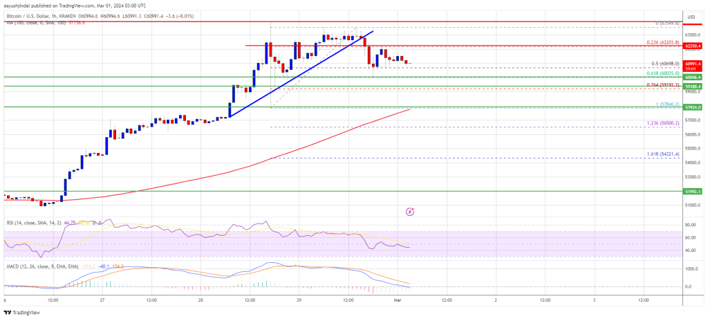 Bitcoin Price Turns Attractive On Dips, 100 SMA Is The Key