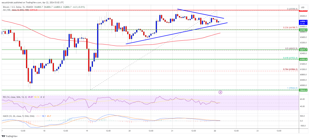 Bitcoin Price Approaches Breakout, Can BTC Pump Above $66K?