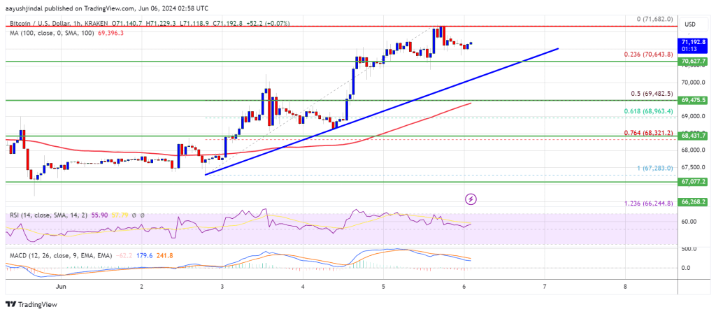 Steady Ascent Points to Bullish Momentum