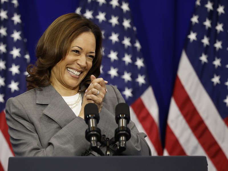 Kamala Harris’ Odds of Winning Democratic Nomination Surge on Polymarket